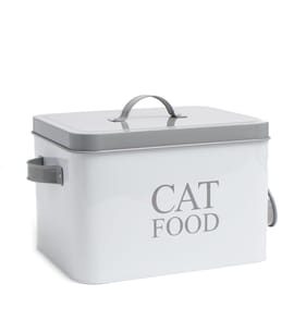 My Pets Cat Food Storage Tin With Scoop