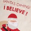 Sleigh Bells Large Canvas Novelty Christmas Sack - Santa