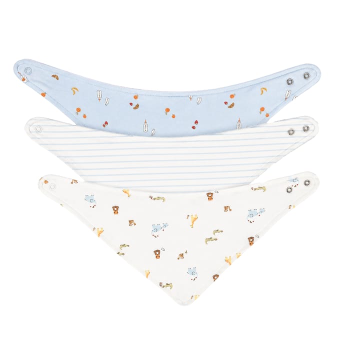 Pure Baby Bandana Bibs 3 Pack