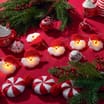 Winter Charm Felt Santa String Lights