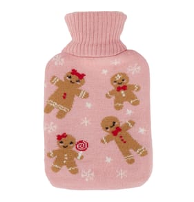 Warm At Heart 800ml Hot Water Bottle - Pink 