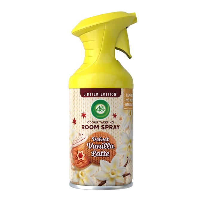 Air Wick Air Freshener Room Spray 250ml - Velvet Vanilla Latte