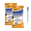  Bic Cristal Original Pens Blue 10 Pack x2