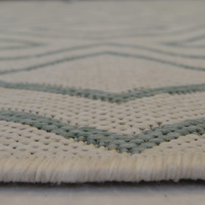 Essentials County Diamond Rug - Duck Egg 120 x 160cm