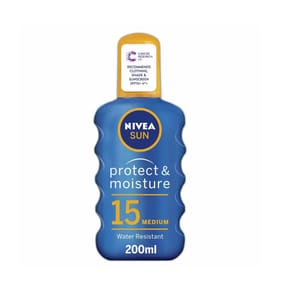 Nivea Sun Protect & Moisture Sun Spray 200ml SPF15