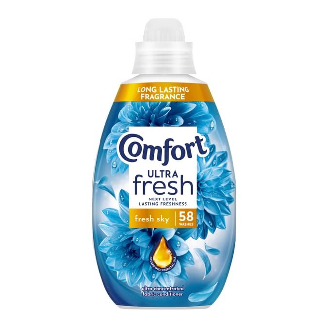 Comfort Ultra Fresh Fabric Conditioner 58 Washes 870ml - Fresh Sky