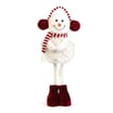 Winter Charm Snowman With Earmuffs Plush Decoration