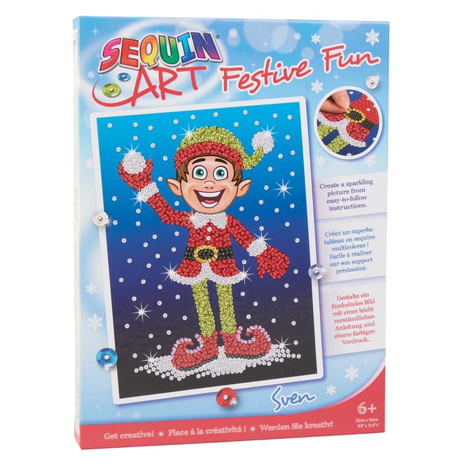 Sequin Art Festive Fun - Sven