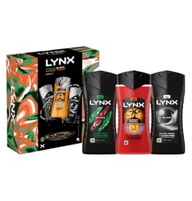 Lynx Body Wash Trio Gift Set - Africa/Black/Sunset Fresh