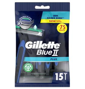 Gillette Blue II Plus Disposable Razors x15