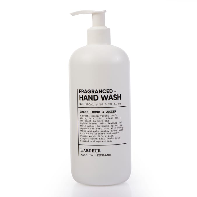 L'Ardeur Hand Wash 500ml - Rose & Amber 