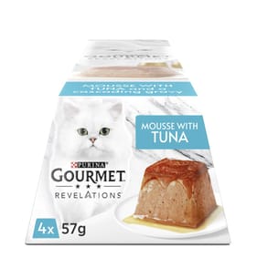 Gourmet Revelations Mousse Wet Cat Food 4x57g - Tuna