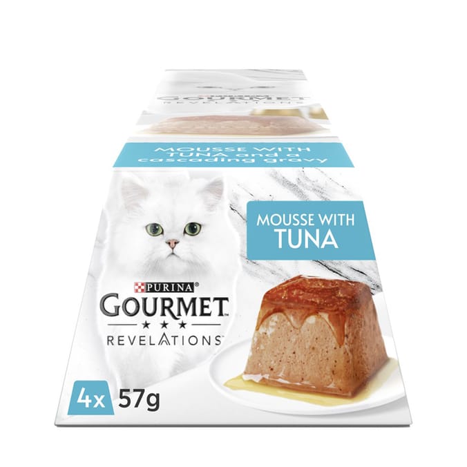 Gourmet Revelations Mousse Wet Cat Food 4x57g - Tuna