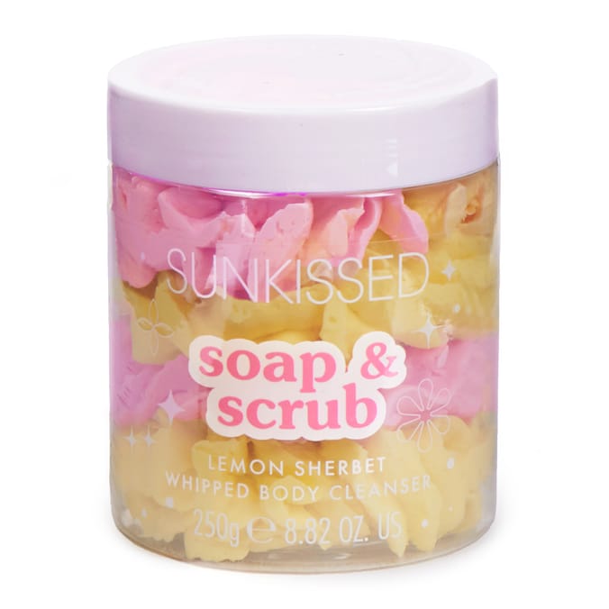 Sunkissed Lemon Sherbet Whipped Soap & Scrub