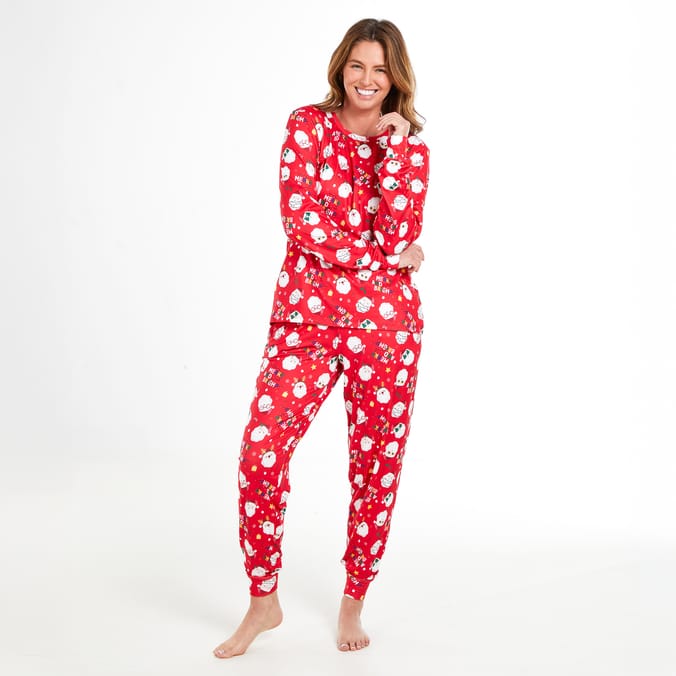 Originals Ladies Red Santa Pyjamas