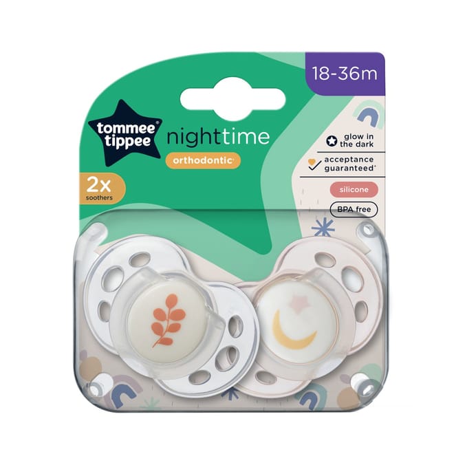 Tommee Tippee Night Time Soother 2 Pack 18-36m