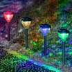 Firefly Colour Changing Casting Stake Solar Light 4 Pack