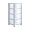 Wham 4 Drawer Tower - White