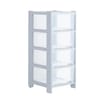 Wham 4 Drawer Tower - White