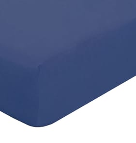 Home Collections Navy Fitted Sheet - Single