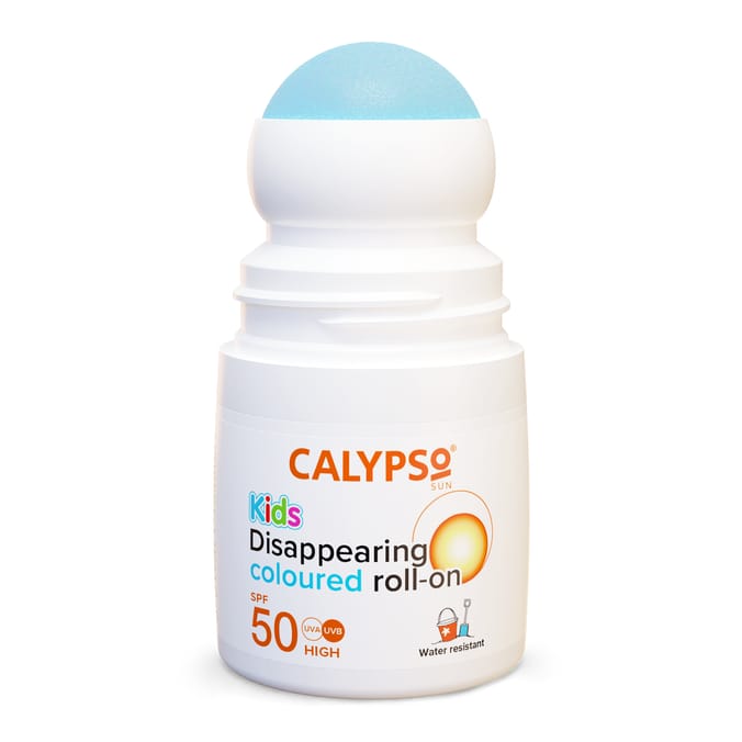 Calypso Kids Coloured Sun Lotion Roll-On 50ml - SPF50