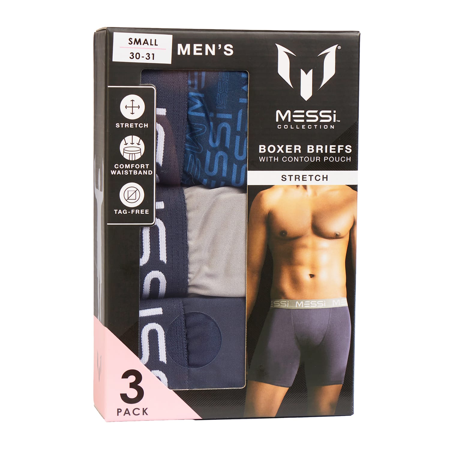 Messi Collection Boxer Briefs 3 Pack | Home Bargains