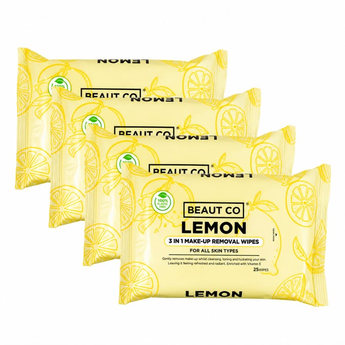 Beauty Co Lemon Cleansing Wipes