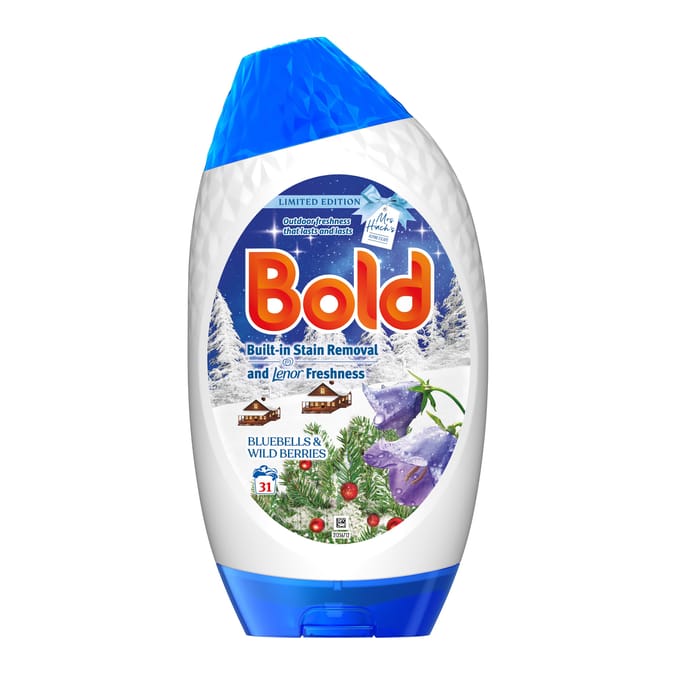 Bold Laundry Detergent Gel 31 Washes 1.023L - Bluebells & Wild Berries