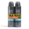 Dove Men+Care Antiperspirant Deodorant Twin Pack 150ml