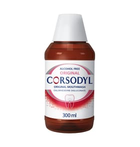 Corsodyl Antibacterial Original Mouthwash 300ml