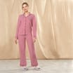 Jeff & Co. by Jeff Banks Ladies Pyjama Set Red Striped