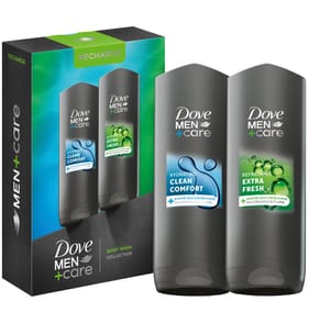 Dove Men+Care Body Wash Gift Set 2 Piece - Recharge   