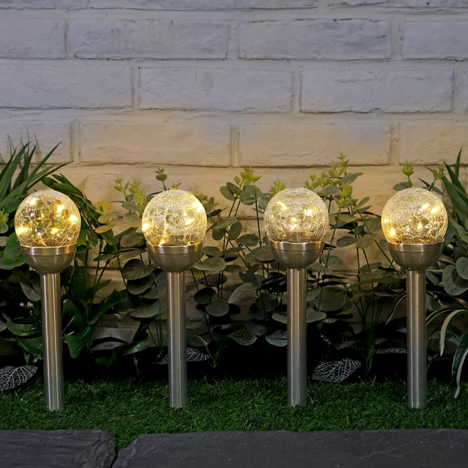 Firefly Crackle Ball Solar Lights 4 Pack