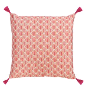 The Outdoor Edit Travellers Bazaar Cushion - Pink