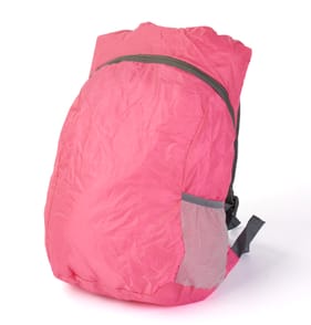TravelShop Fold Away Backpack - Pink