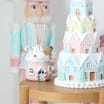 Sleigh Bells LED Light-Up Cupcake House
