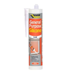 Everbuild General Purpose Sealant Cartridge 280ml - Clear