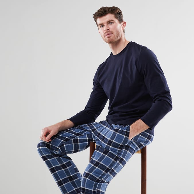 Originals Navy Long Sleeve Top & Bottoms