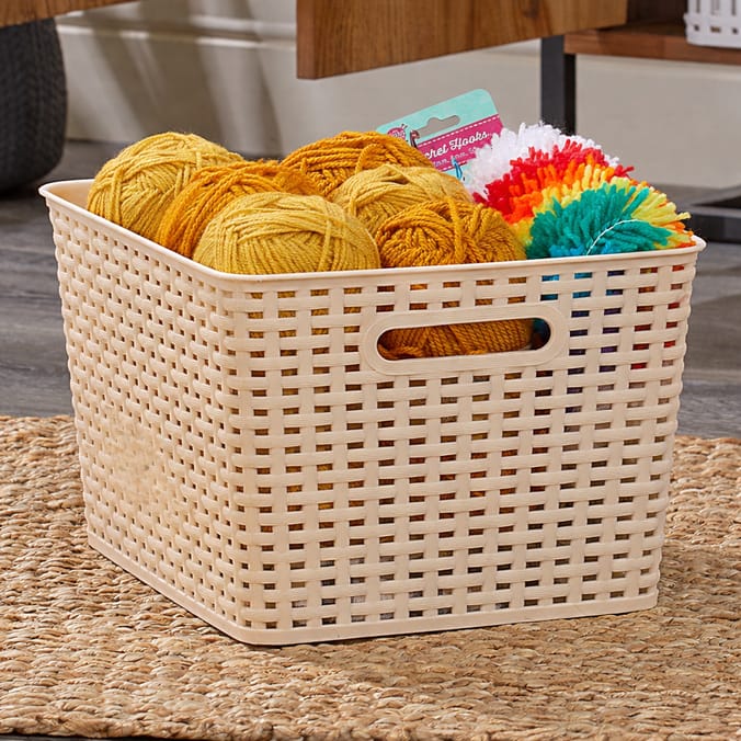 Utility Patterned Storage Basket