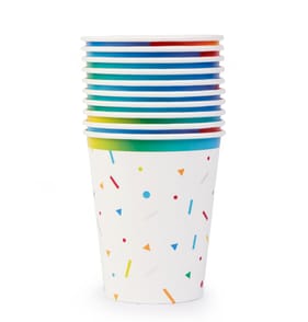 Let's Party Paper Cup 10 Pack - Rainbow