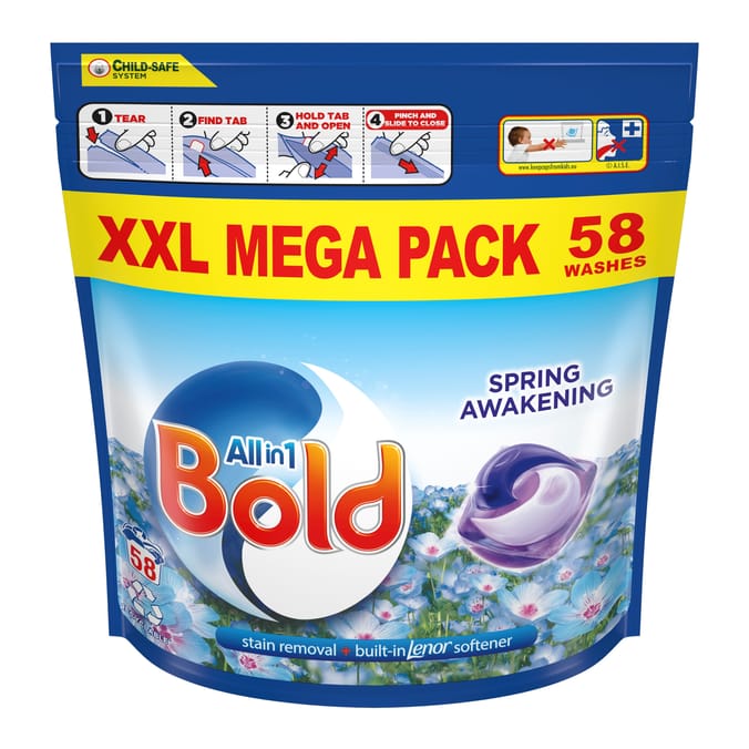 Bold PODS Washing Capsules 58 Washes