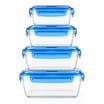  Deep Food Storage 4 Pack - Blue     