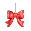 Sleigh Bells Christmas Candy Cane Hanging Bow