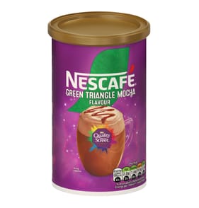 Nescafe Quality Street Green Triangle Hazelnut Mocha Coffee Tub 260g 
