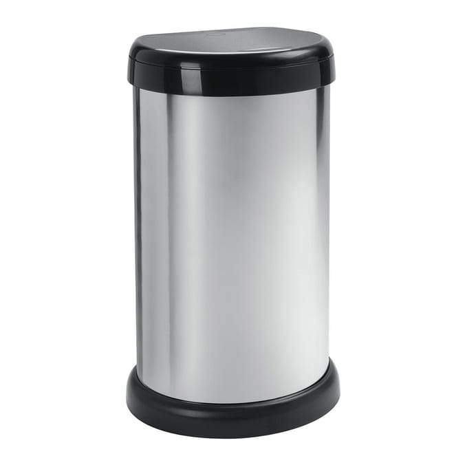 Tontarelli Moda Pedal Bin 42L - Silver