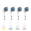 Dent Xpert Pro Universal Replacement Brush Head Cross Tip 4 Pack