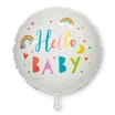 Lets Party Foil Hello Baby Balloon