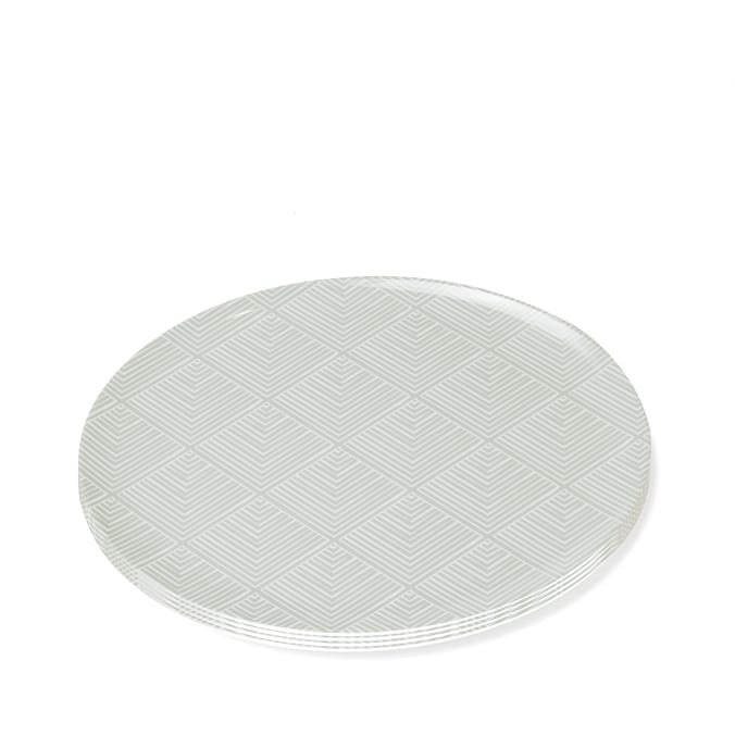 The Outdoor Living Collection Melamine Chevron Dinner Plate