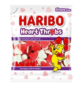 Haribo Heart Throbs Jelly & Foam Sweets 160g