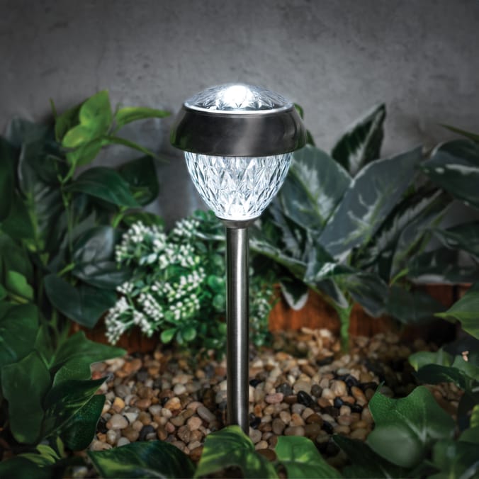 Firefly Stainless Steel Stake Solar Light
